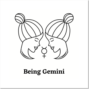 Being Gemini Posters and Art